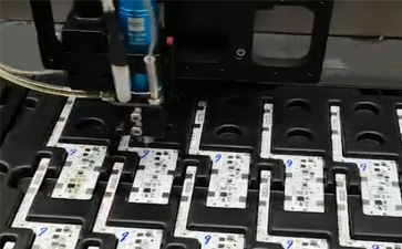 江蘇無錫**科技有限公司在我司采購(gòu)V4視覺點(diǎn)膠機(jī)合作案例